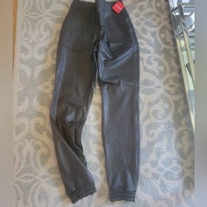 Spanx leather like jogger pants.